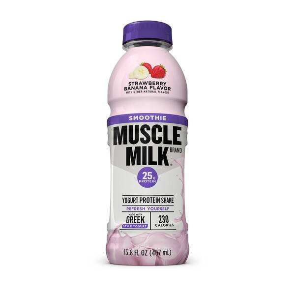 Muscle Milk Smoothie Strawberry Banana 15.8 Fl oz bottle