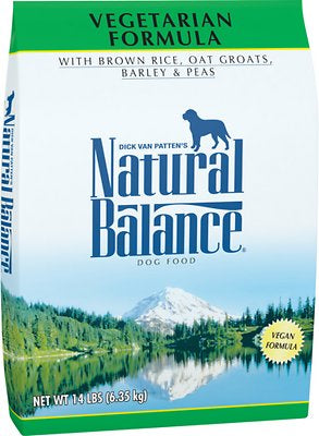 Natural Balance Vegetarian Formula Dog Food 14 Lb bag (Vegan Formula)
