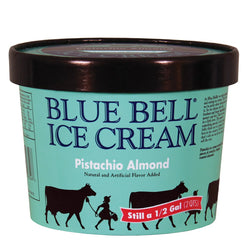 Blue Bell Pistachio Almond Ice Cream (1/2 gallons)