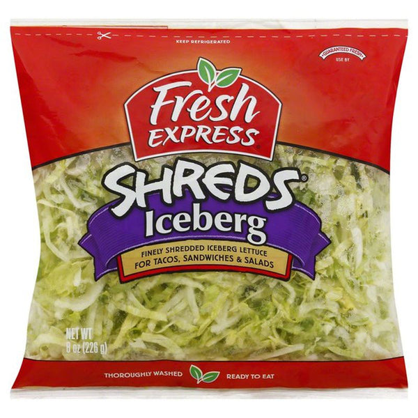 Fresh Express Iceberg Lettuce Shreds - 8 oz