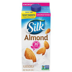 Silk Unsweetened Almond Milk 1/2 gallon