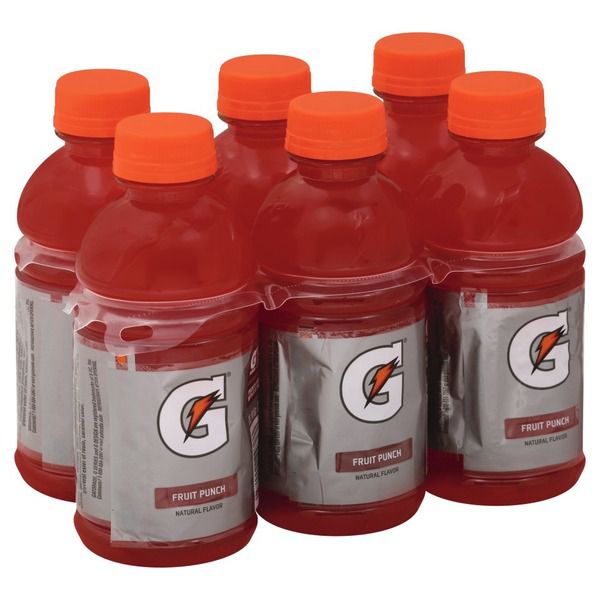 Gatorade G Series Fruit Punch Sports Drink - 6 x 12 fl oz