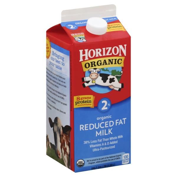 Horizon Organic 2% Reduced Fat Organic Milk - 64 fl oz