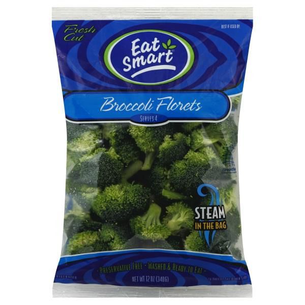 Eat Smart Broccoli, Florets - 12 oz